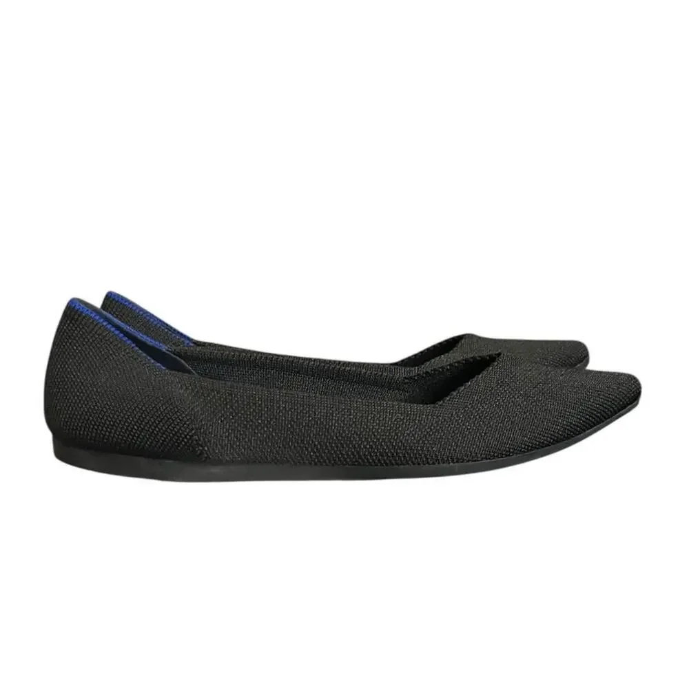 Rothy’s The Point Women’s Flats Black Size 8 - Picture 7 of 12